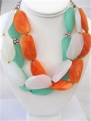 Chunky Statement 3-Strand Necklace