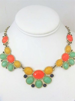 Colorful Bib Necklace