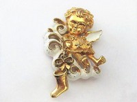 Angel on Cloud Pin  by Corel