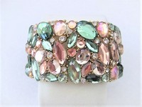 Bejeweled Wide Band Bracelet