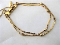 Double-Strand Golden Bracelet  by Monet