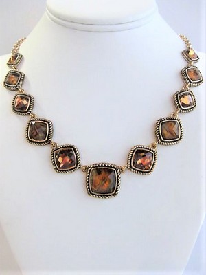 Honey & Amber Choker Necklace   by Napier