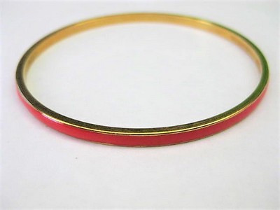 Red Thin Bangle Bracelet   by  J Crew