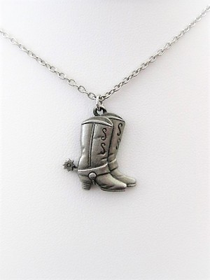 Cowboy Boot Pendant Necklace   by Park Lane