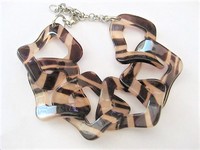 Leopard Acrylic Bracelet