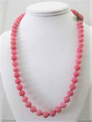 Pink Agate Stone Necklace