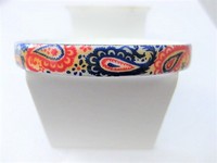 Paisley Metal Bangle Bracelet