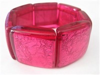 Shocking Pink Link Bracelet