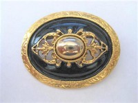 Black Ornate Pin