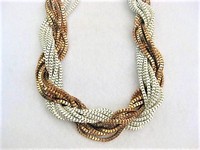 Chunky Statement Multiple Strand Chain Necklace  by Cara NY