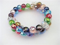 Colorful Glass Bead Wrap Bracelet