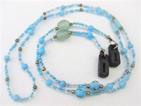 Turquoise Chalcedony Eyeglass Chain