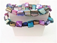 MOP Colored Bracelet Duo