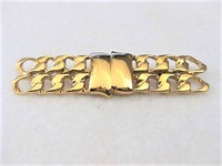 Gold-tone Bar Pin Brooch   by Trifari